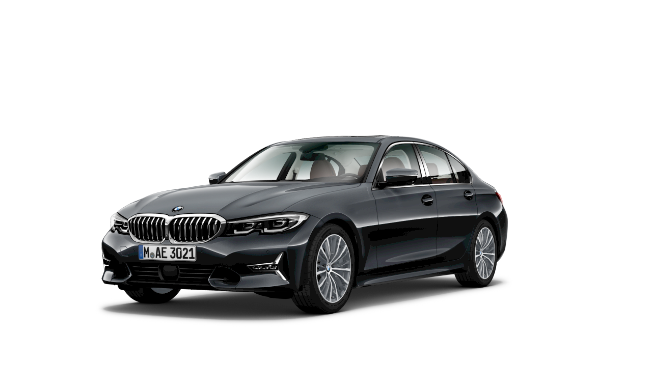 Side still shot of BMW 3 Series Sedan as Model M Sport.
