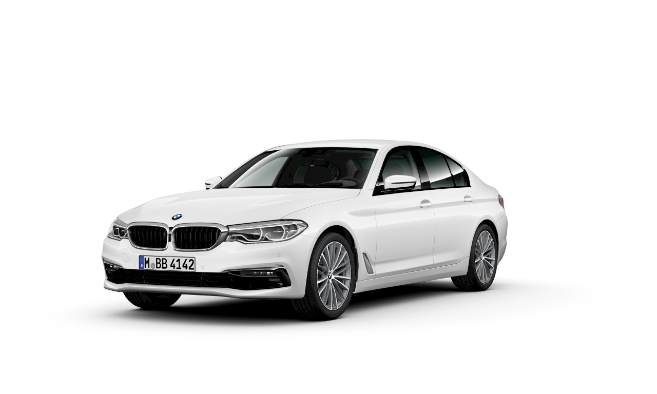 Sport Line BMW 5 Series Sedan 540i Sedan G30 Alpine White metallic 