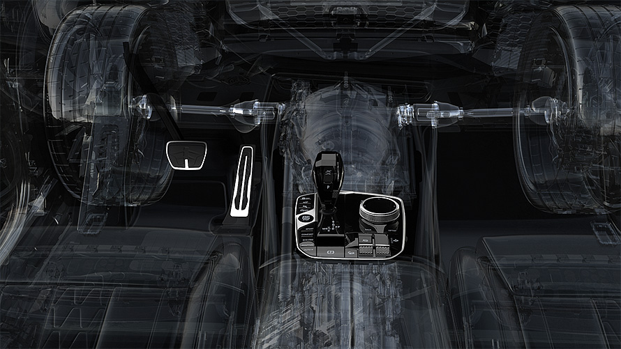 Changed parameters of accelerator pedal and Steptronic transmission in the ECO PRO mode of BMW X5.